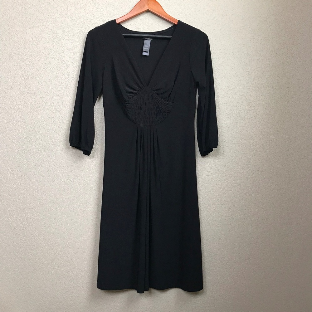 Bisou Bisou Michele Bohbot Black Dress Size 8